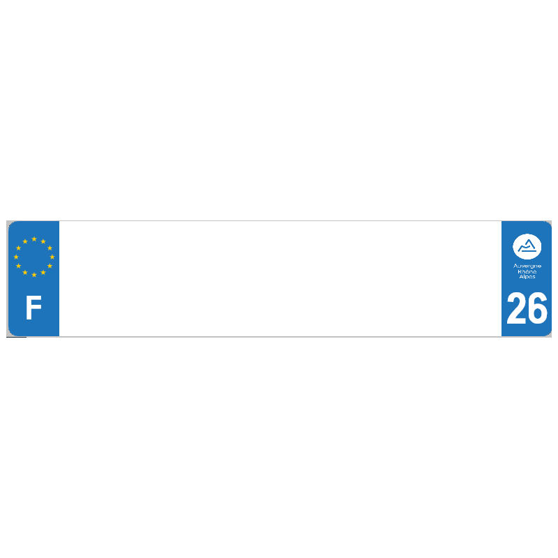 Plaque immatriculation