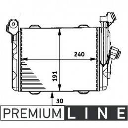 Radiateur d'huile moteur MAHLE pour Bmw Série 5 7 CLC 33 000P