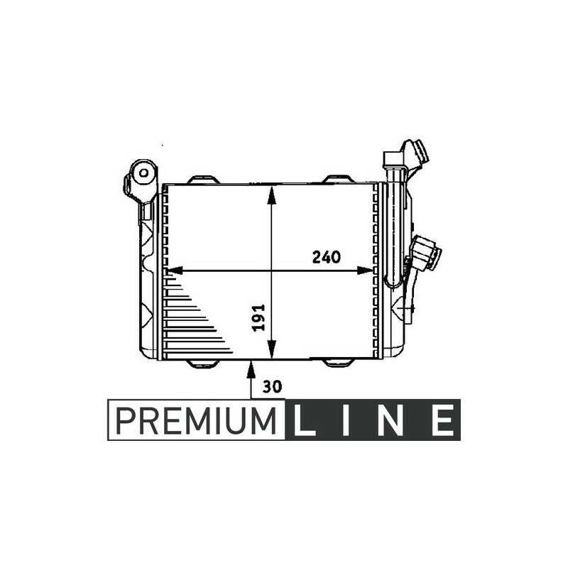 Radiateur d'huile moteur MAHLE pour Bmw Série 5 7 CLC 33 000P