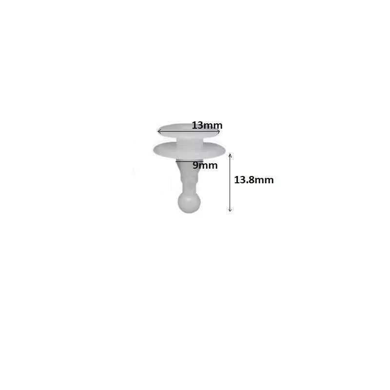 copy of 10 clips, rivets, fixations, agrafes de fixation panneau, garniture de porte Isuzu Mazda Toyota