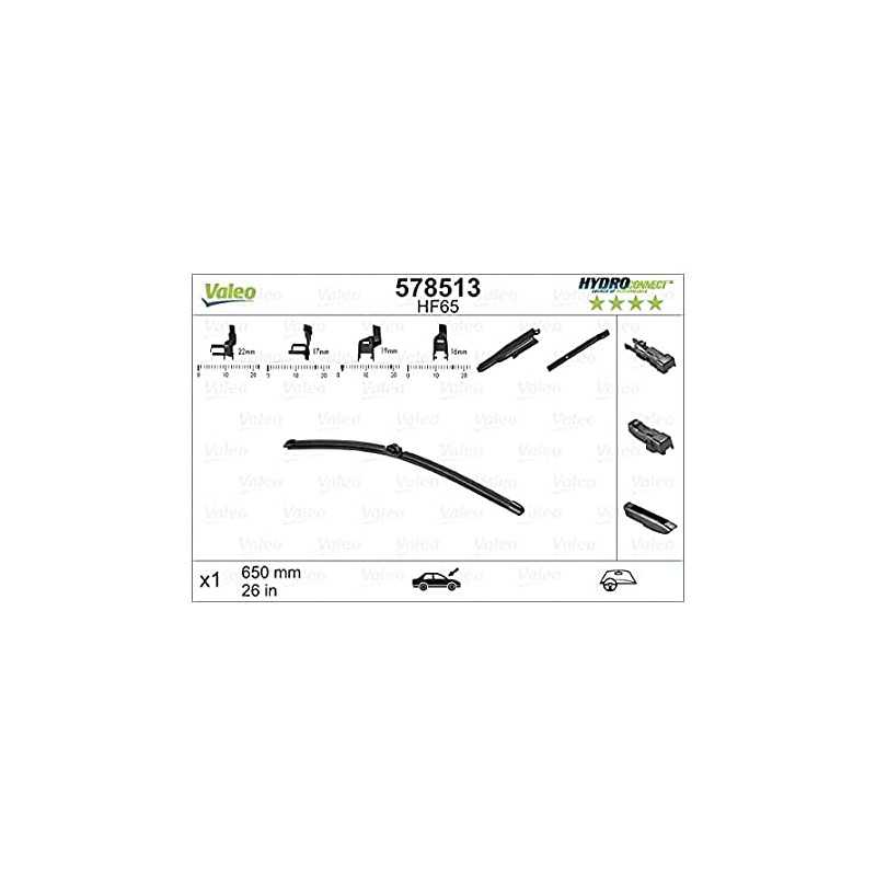 Balai d essuie glace avant 650mm VALEO 578513 578513