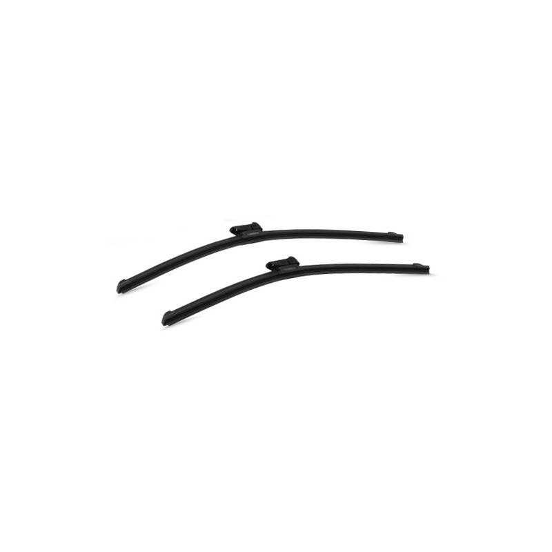 Jeu de balai essuie glace plat 530mm 53cm/ 475mm 47,5cm 27A25 Jeu de balai essuie glace plat 530mm 53cm/ 475mm 47,5cm 27A25
