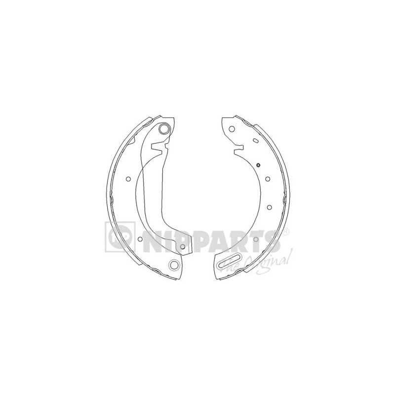 Kit de machoires de frein arriere pour FORD Maverick