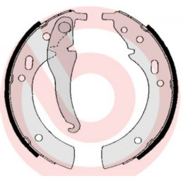 Jeu de mâchoires de frein pour BMW 02 Berline 3 5 S 06 501