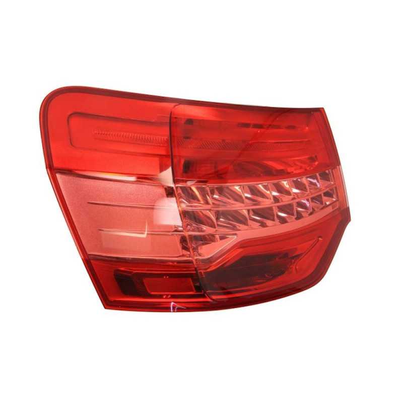 Feu arriere gauche pour Citroen C5 Rouge et Rose Partie externe 233487X Feu arriere gauche pour Citroen C5 Rouge et Rose Partie externe 233487X