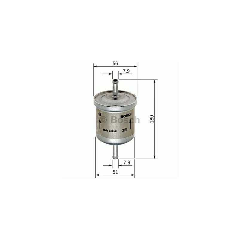 Filtre à carburant BOSCH Ford Focus Mondeo Tourneo C- Max Galaxy Jaguar S-type Lincoln Volvo C30 C70