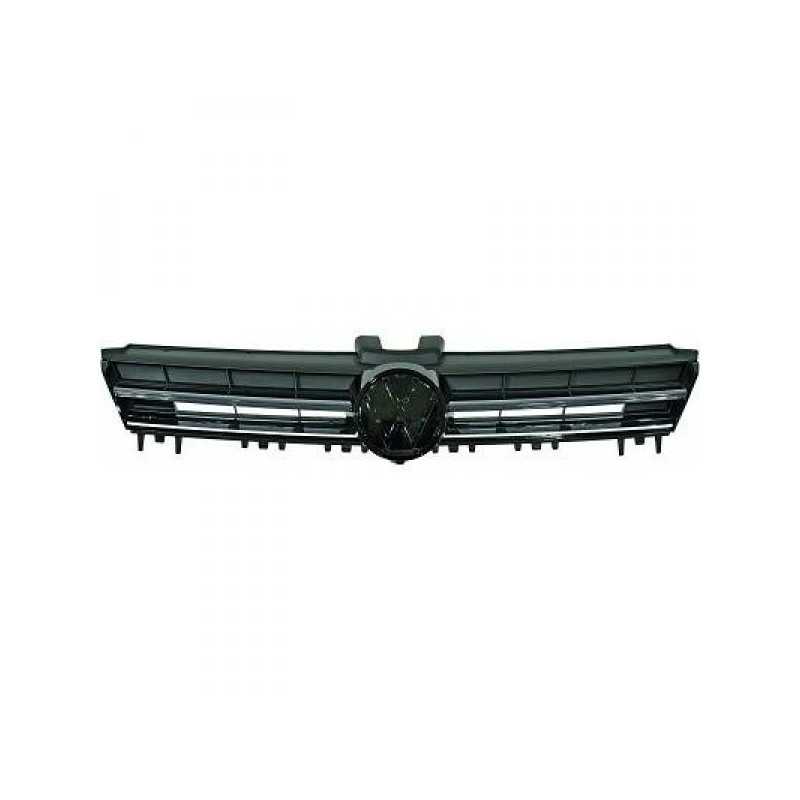 Grille de calandre noire à moulure chromée modèle Trendline pour VW Golf 95C205-2