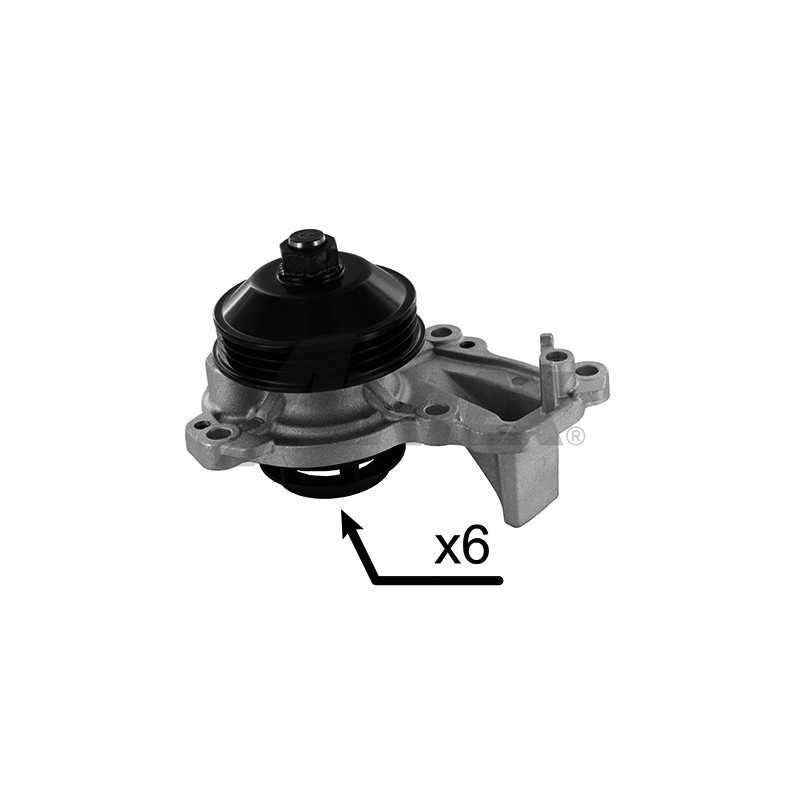 Pompe à eau pour Citroën C3 C4 DS DS3 Opel Crossland Corsa Peugeot 208 308 2008 Toyota Ayqo 102493