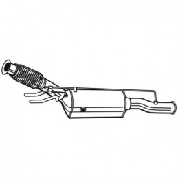 Filtre à particules, FAP pour Citroen C4 DS5 Peugeot 5008 CT15790F