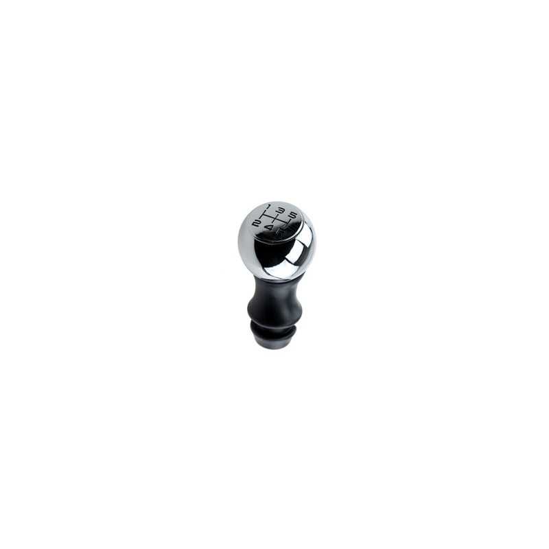 Pommeau changement de vitesse pour Peugeot 206 207 308 406 607 807 - 5 vitesses CHROME GZB-PE-010