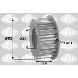 Roue dentée, vilebrequin, pignon de distribution pour Citroen Peugeot DS 1600001