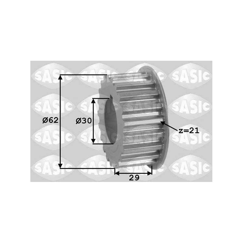 Roue dentée, vilebrequin, pignon de distribution pour Citroen Peugeot DS 1600001