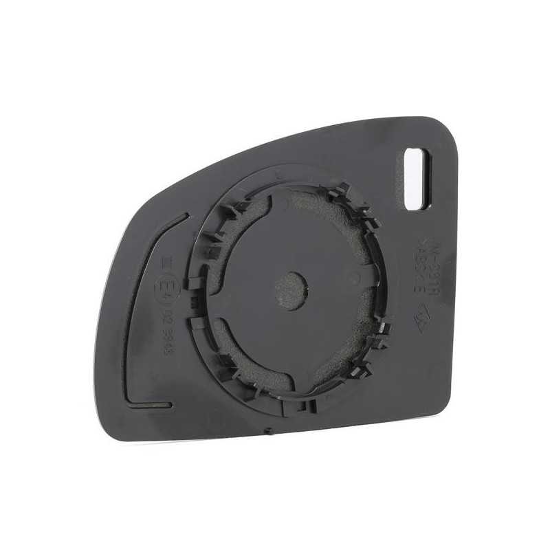 Verre de retroviseur avec support pour Opel Meriva 6402752