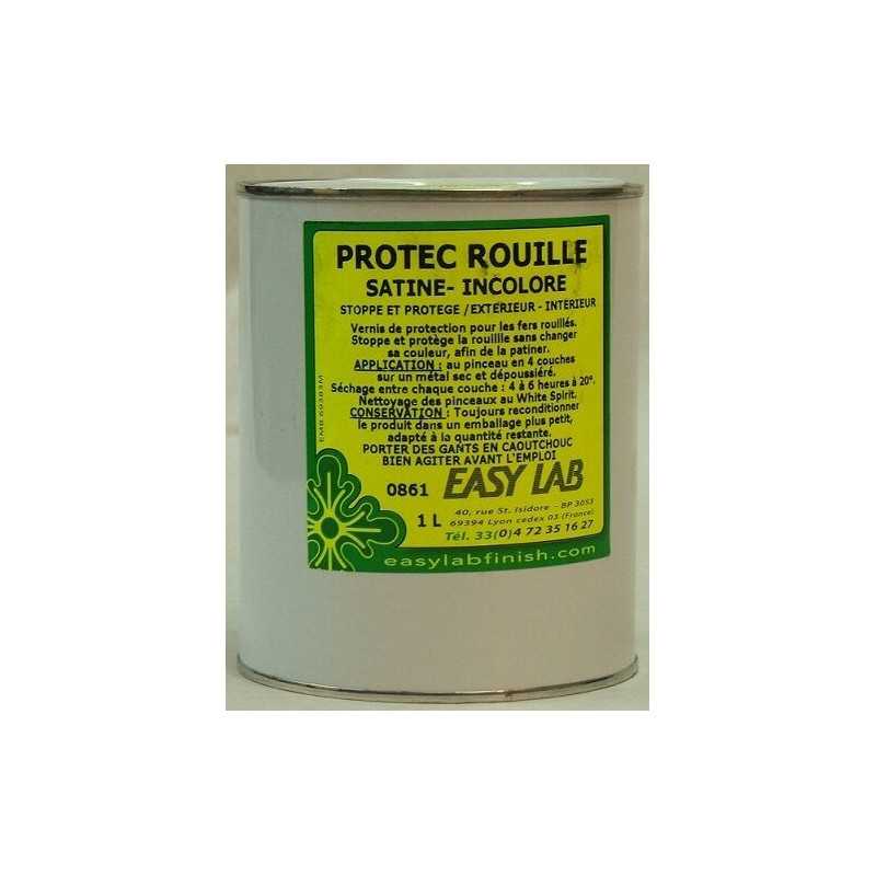 Protec-rouille vernis protecteur satiné 1 litre 0861 Protec-rouille vernis protecteur satiné 1 litre 0861