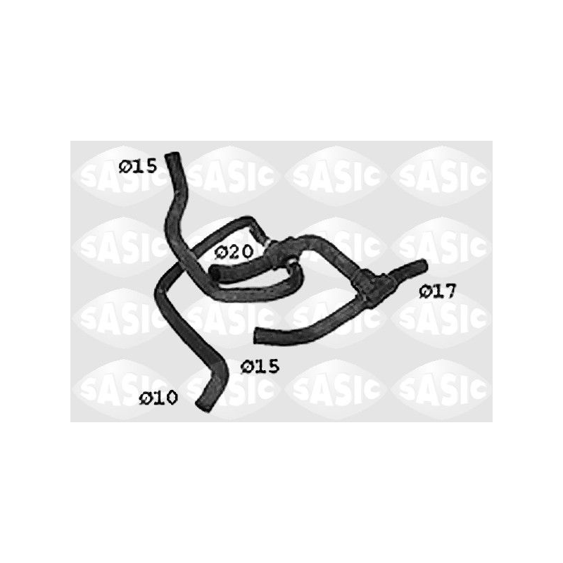 Durite de chauffage Renault Express Rapid SWH4171 Durite de chauffage Renault Express Rapid SWH4171