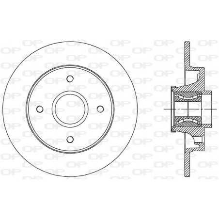 Jeu De 2 Disques De Frein Arrière Brembo - Diamètre 268 Mm, épaisseur 10 Mm - Compatible Ford, SEAT, VW - Revêtement Anti-corrosion - 5