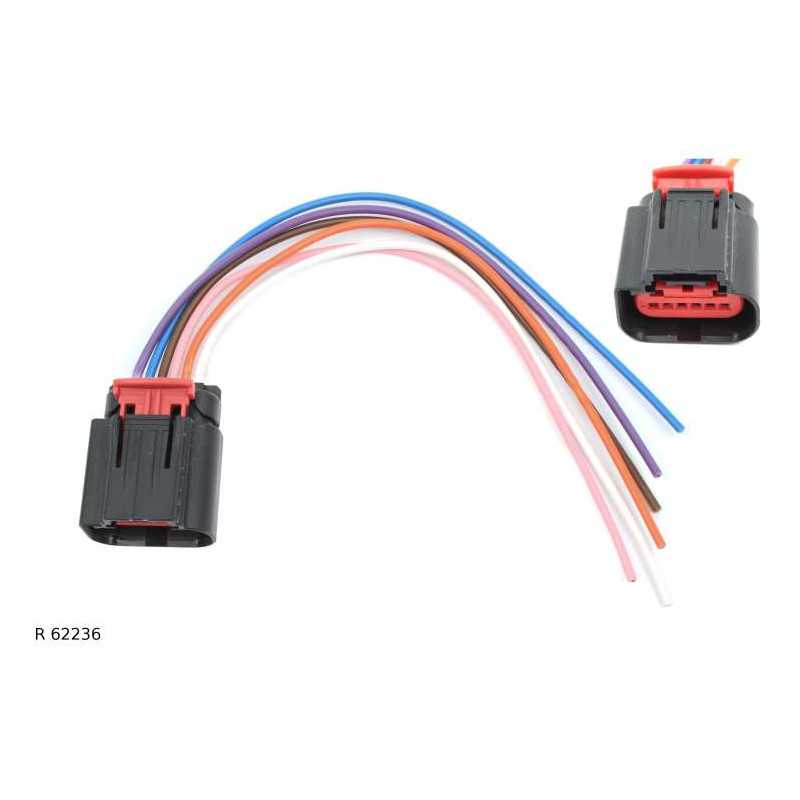 Fiche avec faisceau debitmetre de masse d air pour Citroen Jumper Peugeot Boxer 2.2 Hdi après 2006 R62236 Fiche avec faisceau debitmetre de masse d air pour Citroen Jumper Peugeot Boxer 2.2 Hdi après 2006 R62236