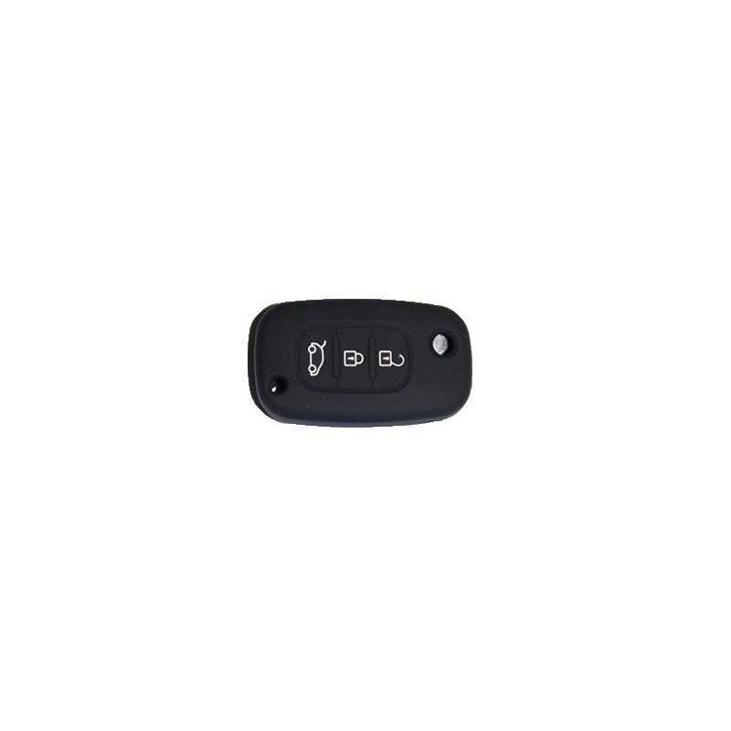 PROTECTION SILICONE DE COQUE CLEF 3 BOUTONS NOIR - RENAULT 19530N PROTECTION SILICONE DE COQUE CLEF 3 BOUTONS NOIR - RENAULT 19530N