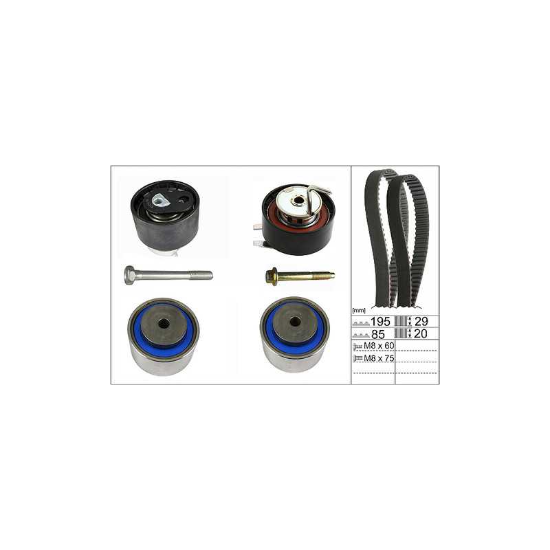 Kit distribution pour Peugeot 607 2.7 hdi KD459.63