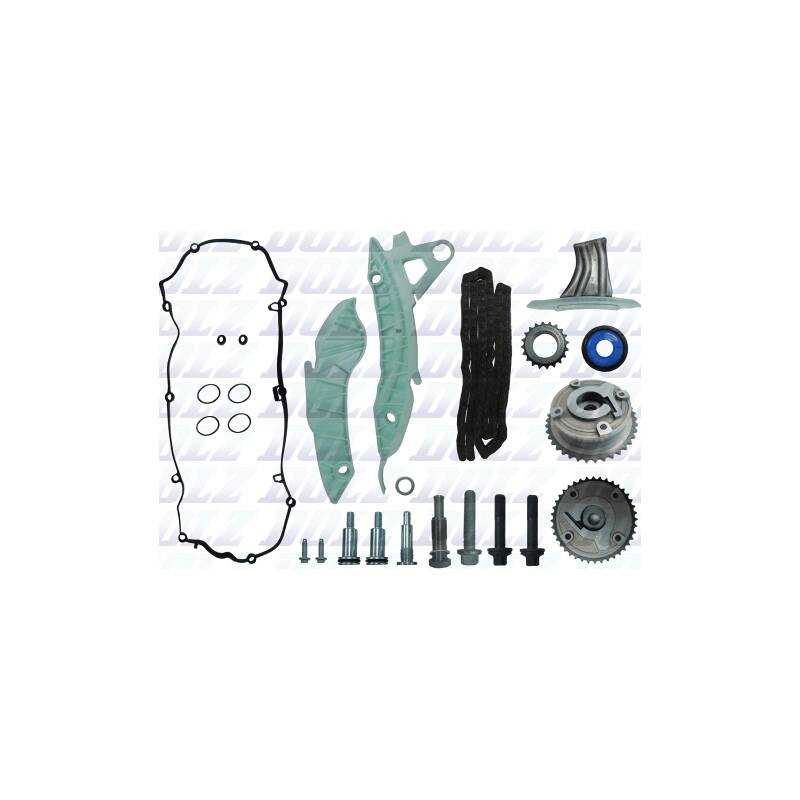 Kit chaine de distribution avec joint et poulie dephaser Citroen Peugeot Mini 1.4 1.6 VTi