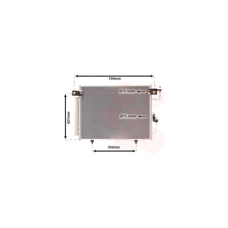 radiateur de climatisation pour MITSUBISHI PAJERO 32005191 radiateur de climatisation pour MITSUBISHI PAJERO 32005191