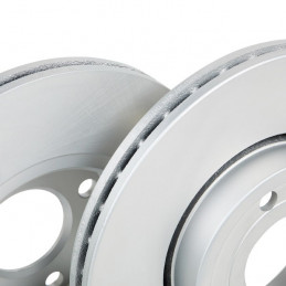 Jeu 2 disques de freins avant EICHER pour Dacia logan Nissan micra note Renault clio 3 megane 2 modus