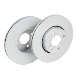 Jeu 2 disques de freins avant pour Dacia logan Nissan micra note Renault clio 3 megane 2 modus B130216