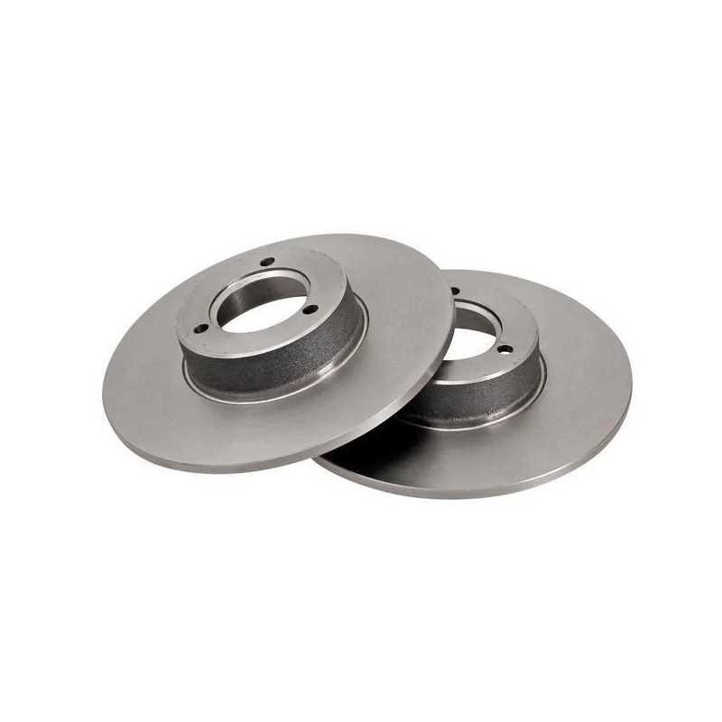 Lot de 2 disques de freins avant Citroen visa C15 Lna Peugeot 104 25037z