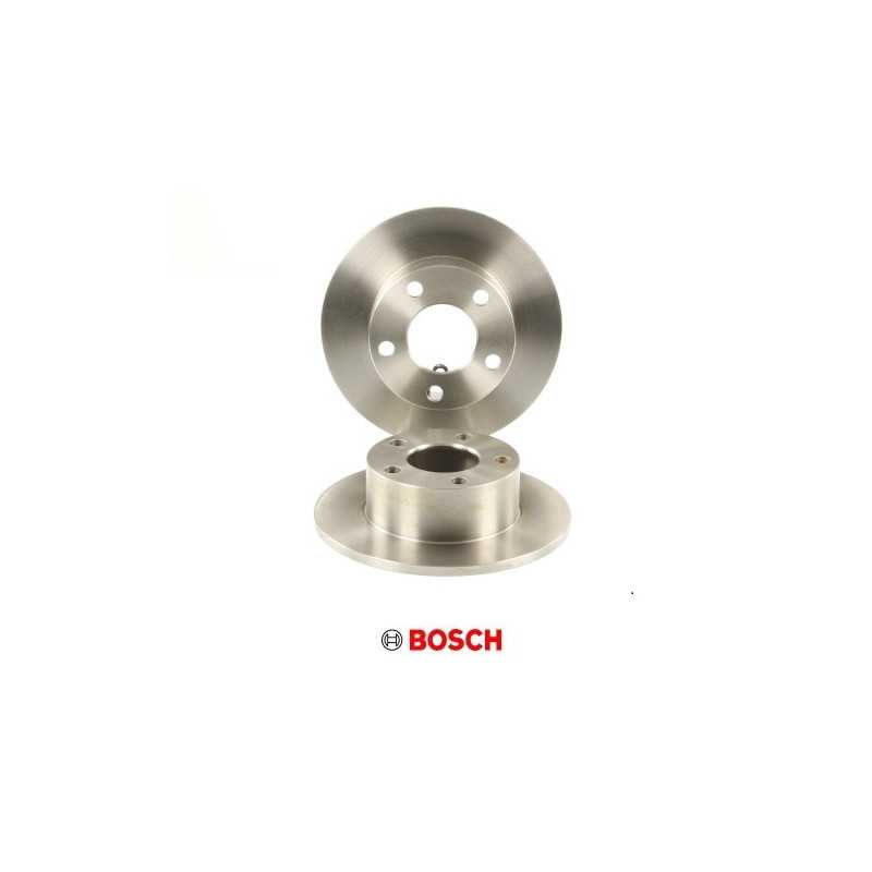 Jeu de 2 disques de frein arriere BOSCH Audi 100 A6 Skoda Superb1 Vw Passat