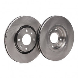 Jeu de 2 disques de frein avant pour CITROEN, DS, OPEL , PEUGEOT, TOYOTA B130148