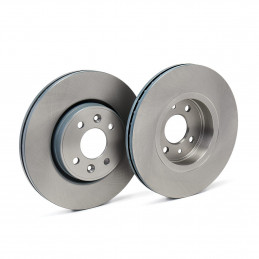 Lot 2 disques de freins TRW avant pour RENAULT Captur,Clio, Kangoo, Laguna, Mégane, Senic, Grand Senic/DACIA Lodgy,Dokker DF4110