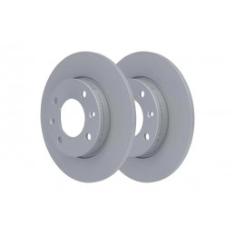 Lot de 2 disques de frein pour CITROEN Berlingo, C2,C3,C4, Xsara / PEUGEOT 1007,307,Partner B130150