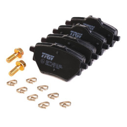 Jeu de 4 plaquettes de frein TRW pour CITROEN, DS, OPEL, PEUGEOT, TOYOTA GDB2036
