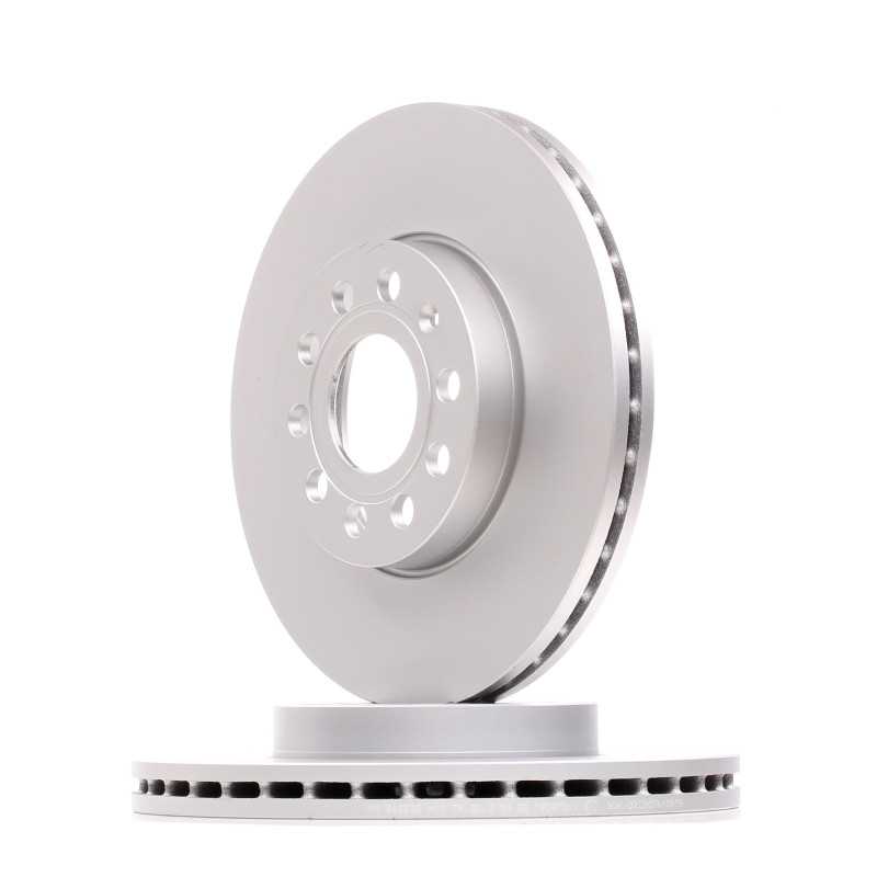Jeu de 2 disques de frein avant pour AUDI A3, Q2/ SEAT Altea, Leon, Toledo / SKODA Karoq, Octavia, Superb / VW Caddy, Golf, ....