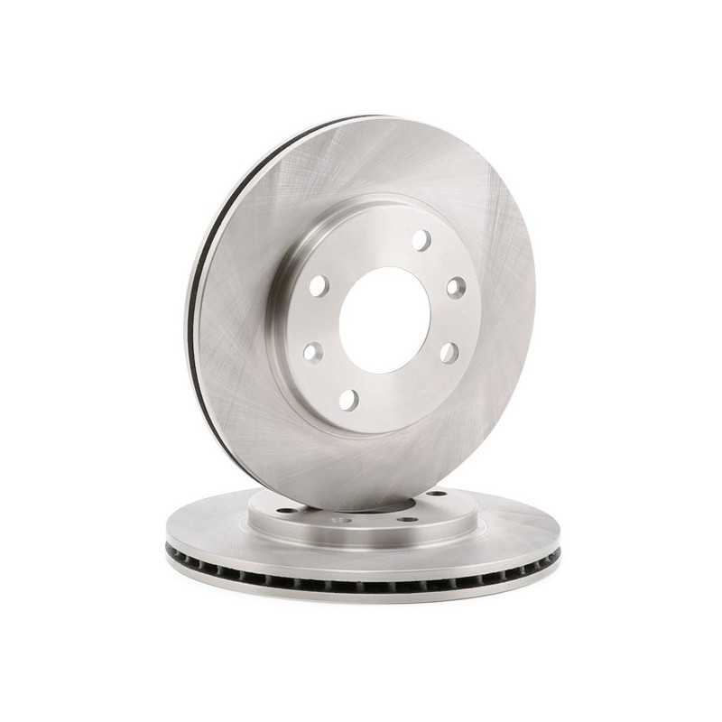 Jeu de disques de frein avant pour CITROEN AX, Saxo, Xsara, ZX / MEGA Club break / PEUGEOT 106, 205,206, 306, 309, 407 B130206 Jeu de disques de frein avant pour CITROEN AX, Saxo, Xsara, ZX / MEGA Club break / PEUGEOT 106, 205,206, 306, 309, 407 B130206