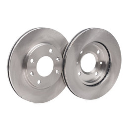 Jeu de disques de frein avant BREMBO pour CITROEN AX, Saxo, Xsara, ZX / MEGA Club break / PEUGEOT 106, 205,206, 306, 309, 407...
