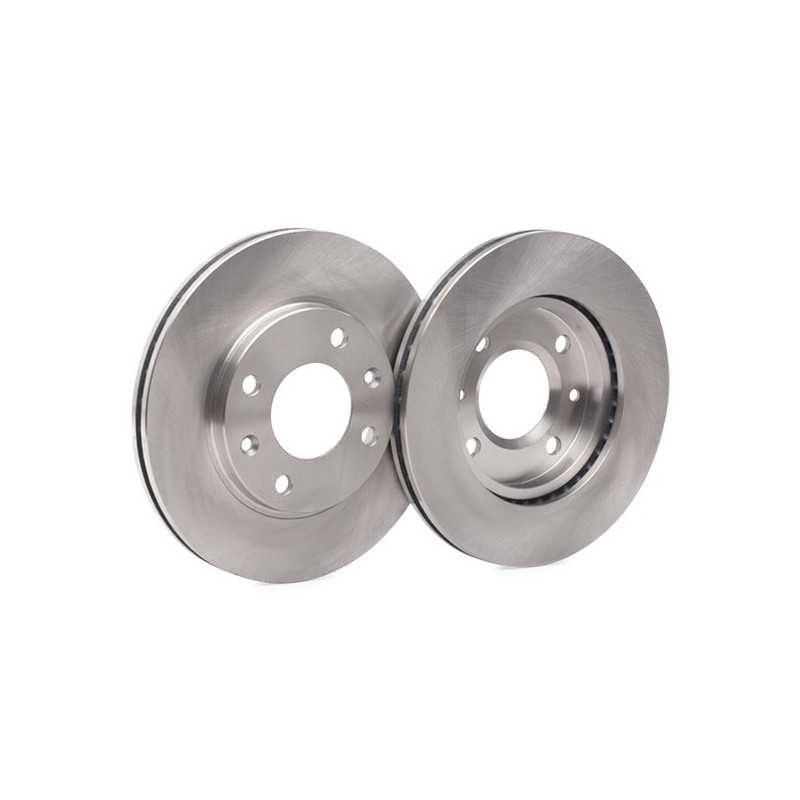 Jeu de 2 disques de frein avant BERMBO pour Citroen Ax Saxo Xsara Zx Peugeot 106 205 206 306 309
