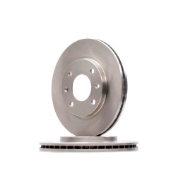 Jeu de 2 disques de frein avant BERMBO pour Citroen Ax Saxo Xsara Zx Peugeot 106 205 206 306 309