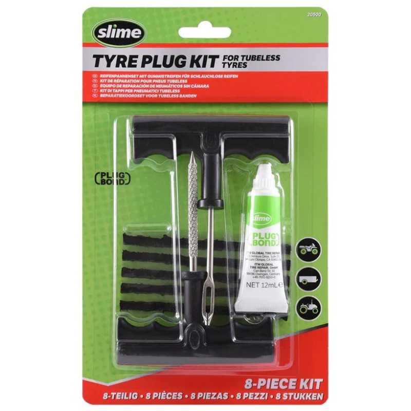 KIT MECHES POUR PNEUS 5 MECHES + 2 OUTILS 20500