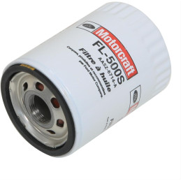 Filtre à huile MOTORCRAFT pour BUICK/ CADILLAC/ CHEVROLET/ DODGE/ FORD/ GMC/ JEEP/ LINCOLN/ MERCURY/ MITSUBISHI/ RAM FL500S