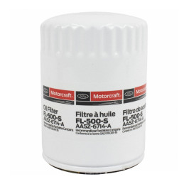 Filtre à huile MOTORCRAFT pour BUICK/ CADILLAC/ CHEVROLET/ DODGE/ FORD/ GMC/ JEEP/ LINCOLN/ MERCURY/ MITSUBISHI/ RAM FL500S