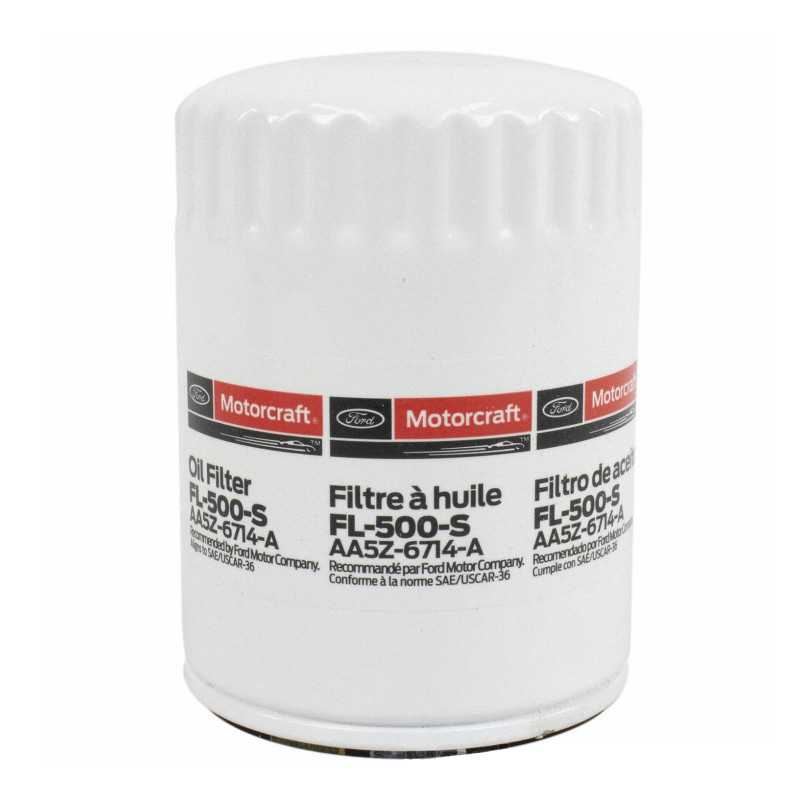 Filtre à huile MOTORCRAFT pour BUICK/ CADILLAC/ CHEVROLET/ DODGE/ FORD/ GMC/ JEEP/ LINCOLN/ MERCURY/ MITSUBISHI/ RAM FL500S