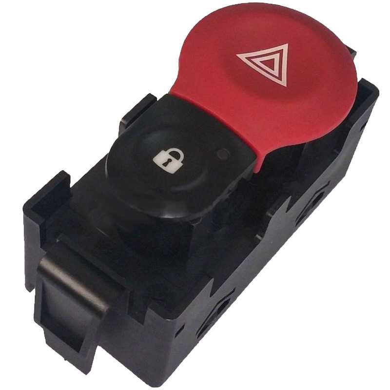 Bouton warning / Interrupteur de signal de détresse pour RENAULT Clio III 80950