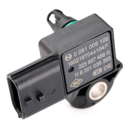 Capteur, pression de suralimentation BOSCH pour Dacia Duster Dokker Lodgy Nissan NV200 Micra Qashqai Renault 0 281 006 108