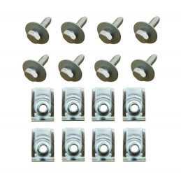 Jeu de clips Fixation cache sous moteur Renault Scenic et Megane RX90215