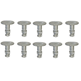 10 Clips, rivet, vis de protection,...