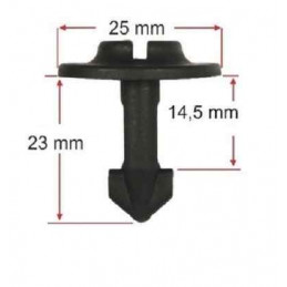 10 clips, rivets, fixations, fixation passage de roue, protection sous moteur Audi 80 100 A4 A6 A8 TT Seat Leon Vw Passat B5-B6
