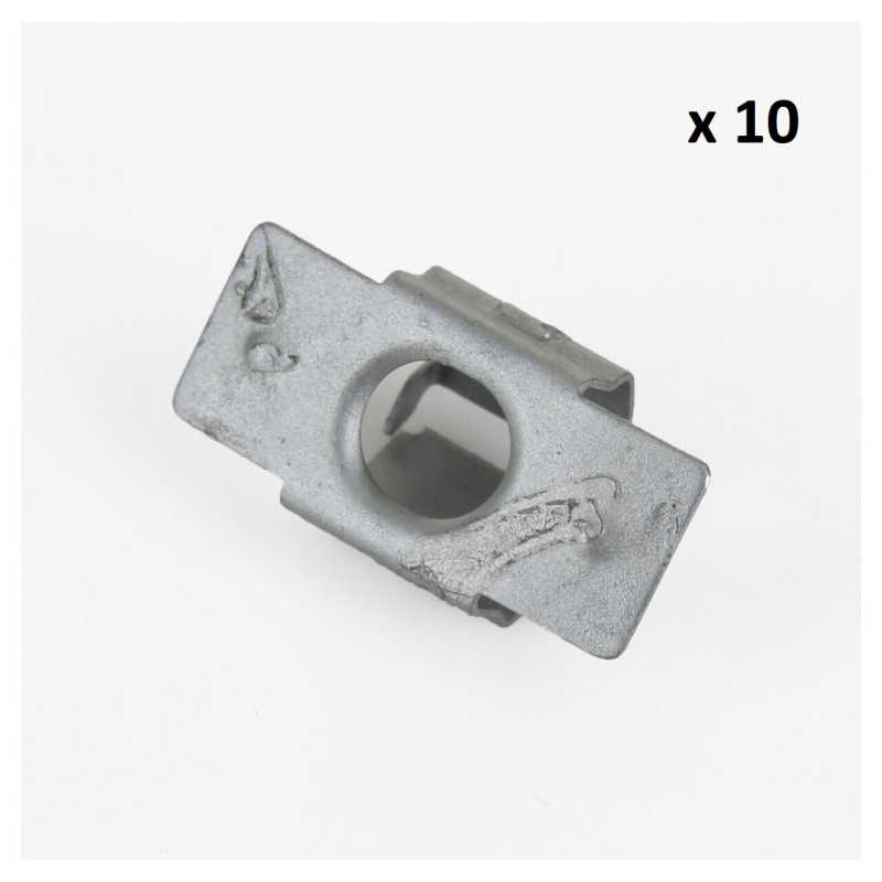 10 fixation de cache sous moteur Citroen Peugeot