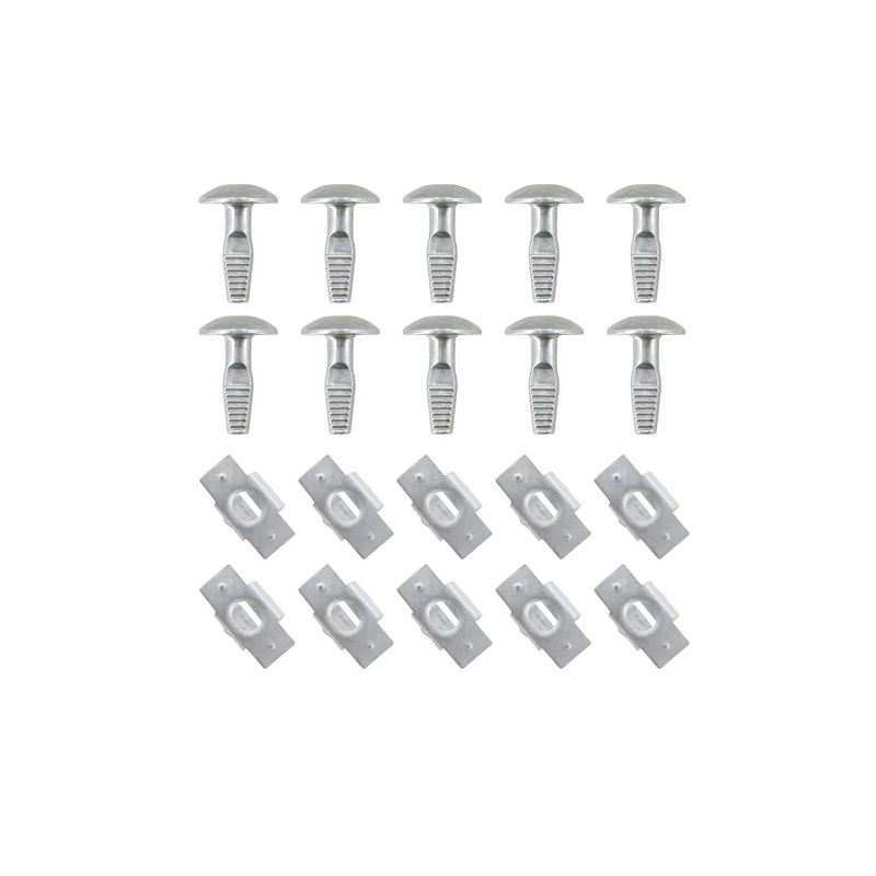 Lot vis avec Clips de fixation cache sous moteur CITROEN PEUGEOT 7030.16+7030.18*10