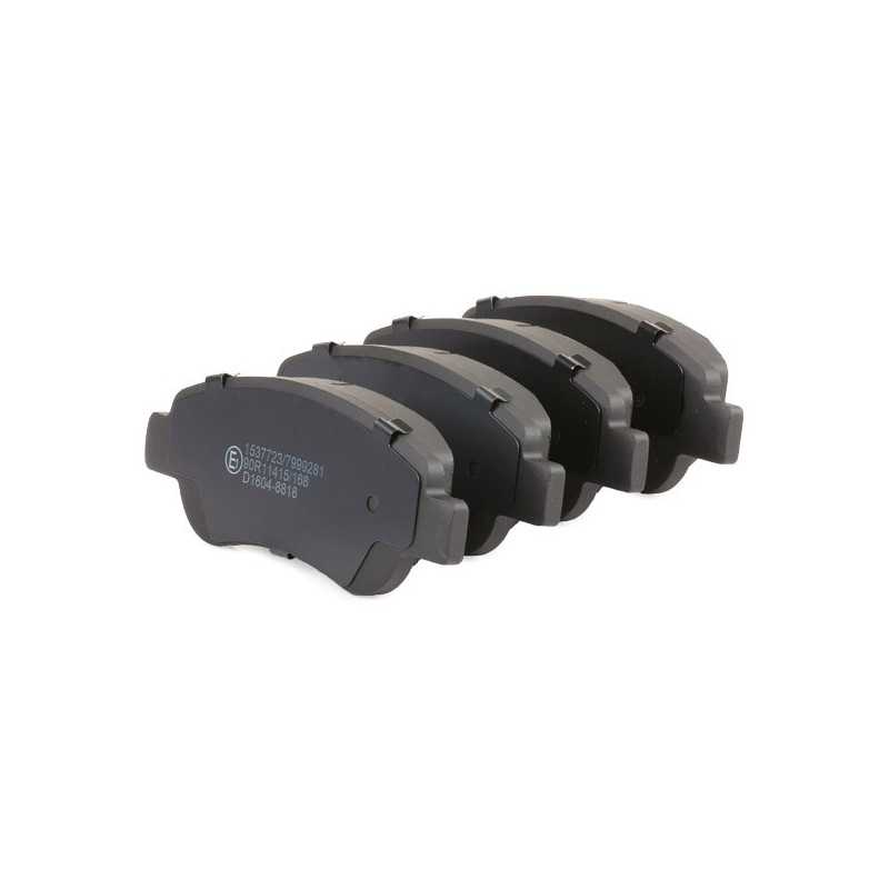 Jeu de 4 plaquettes de frein avant pour Citroën C1 Peugeot 107 108 Toyota Aygo B110949 Jeu de 4 plaquettes de frein avant pour Citroën C1 Peugeot 107 108 Toyota Aygo B110949